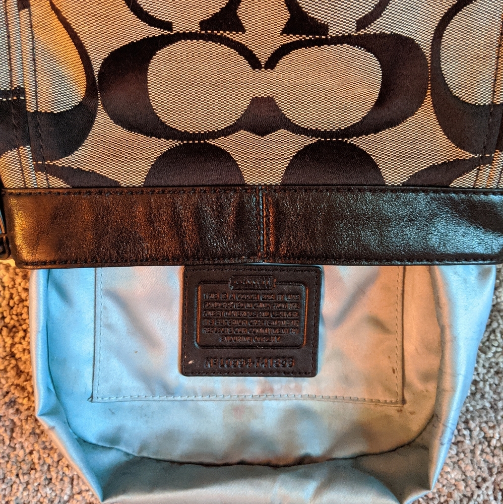 Mini Leather Coach Purse - Picture 4 of 4